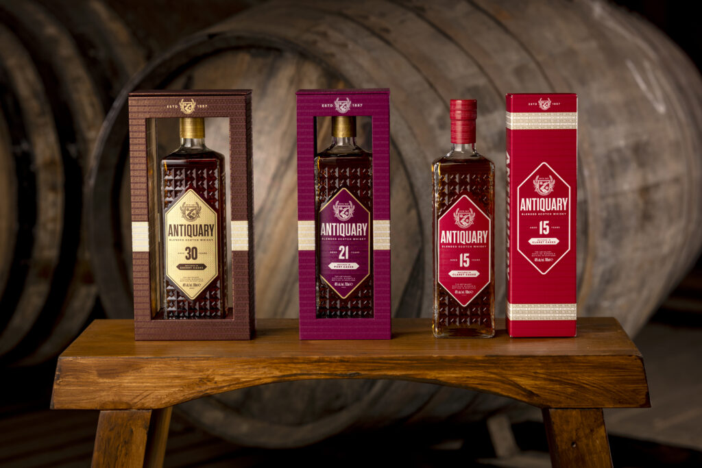 Antiquary core range premium blended Scotch whisky