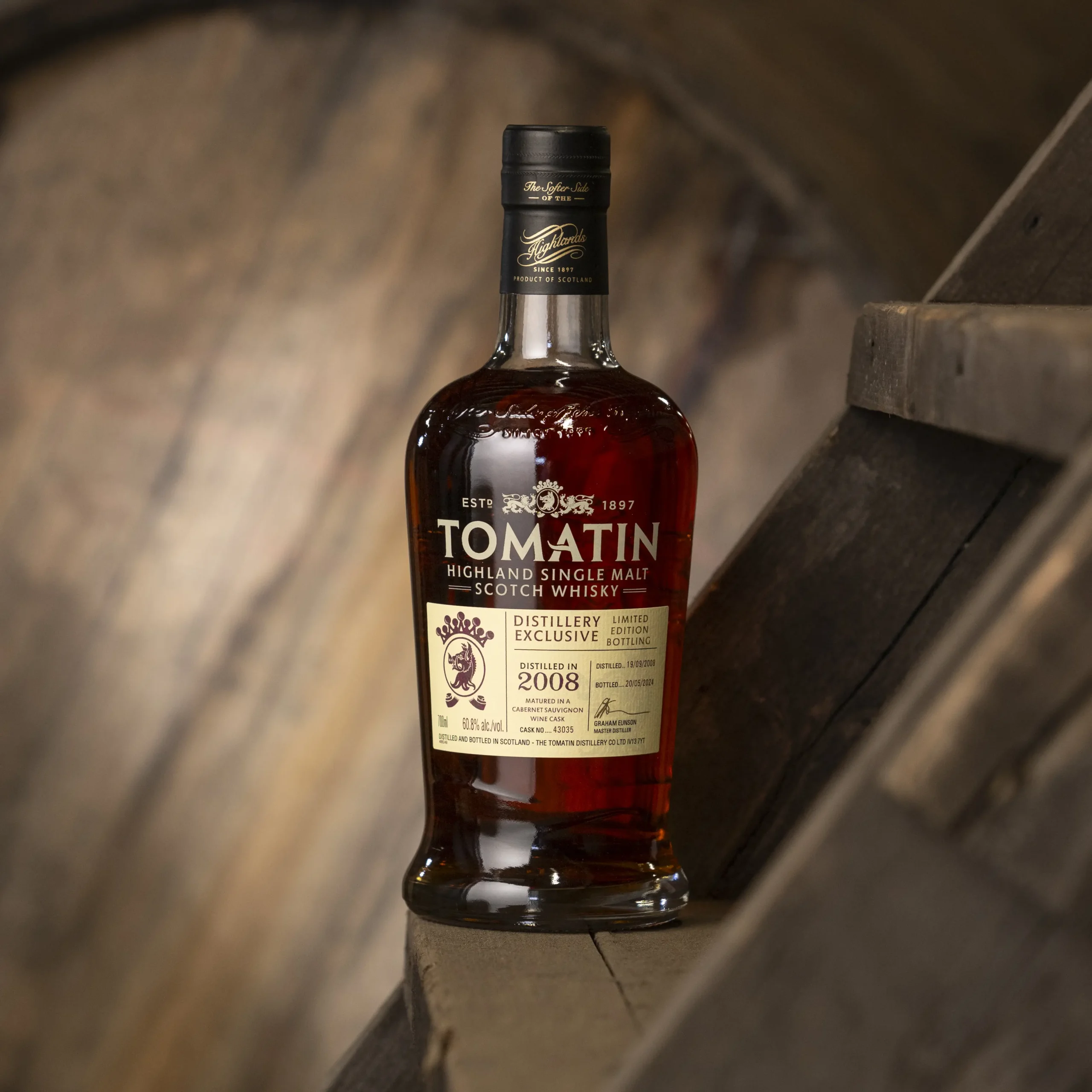 Warehouse 6 Exclusive: Cabernet 2008 - Tomatin Whisky Warehouse 6 Exclusive: Cabernet 2008 - Tomatin Whisky